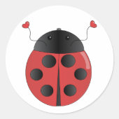 amberbug ronde sticker (Voorkant)