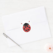 amberbug ronde sticker (Envelop)