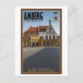 Amberg - Rathaus Briefkaart (Voorkant)