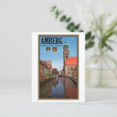 Amberg - Vils River Briefkaart (Staand voorkant)