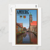 Amberg - Vils River Briefkaart (Voorkant / Achterkant)