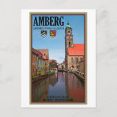 Amberg - Vils River Briefkaart (Voorkant)