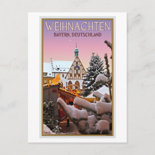 Amberg - Weihnachten Bayern Briefkaart (Voorkant)