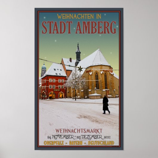 Amberg Weihnachten Church Poster (Voorkant)