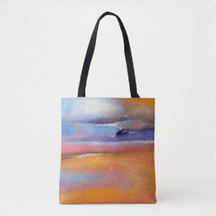 Ambergeel Abstracte Canvas tas