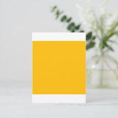 Ambergeel Oranje Briefkaart (Staand voorkant)