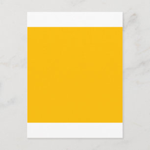Ambergeel Oranje Briefkaart