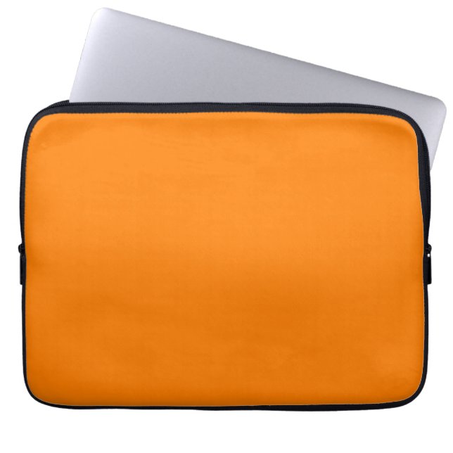 Ambergeel (SAE/ECE) (vaste kleur) Laptop Sleeve (Voorkant)