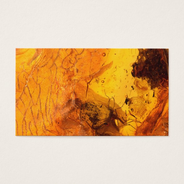Ambergeel textuurachtergrond visitekaartjes (Voorkant)