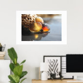 Ambergeel Zee Poster (Thuiskantoor)