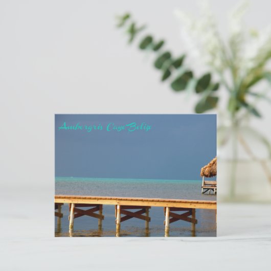 Ambergris Caye, Belize briefkaart (Staand voorkant)