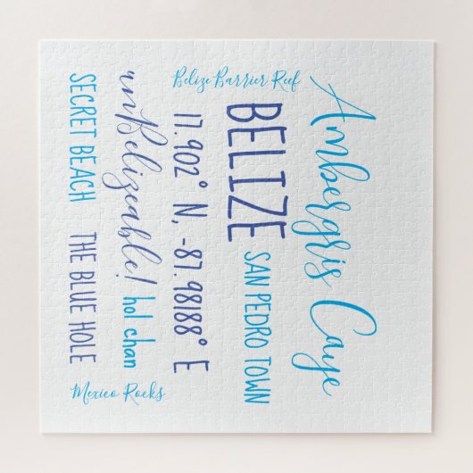 Ambergris Caye Belize Legpuzzel (Horizontaal)