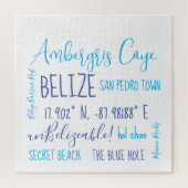 Ambergris Caye Belize Legpuzzel (Verticaal)