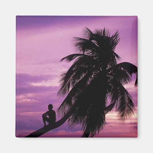 Ambergris Caye, Belize, Midden-Amerika. Magneet (Voorkant)