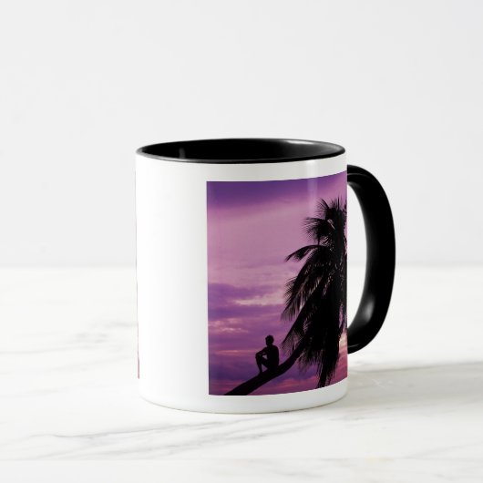 Ambergris Caye, Belize, Midden-Amerika. Mok (Voorkant rechts)