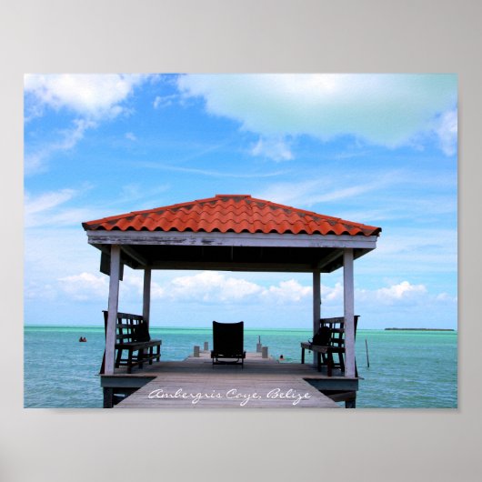 Ambergris Caye, Belize Poster (Voorkant)