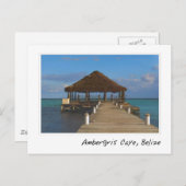 Ambergris Caye Belize reisbestemming Briefkaart (Voorkant / Achterkant)