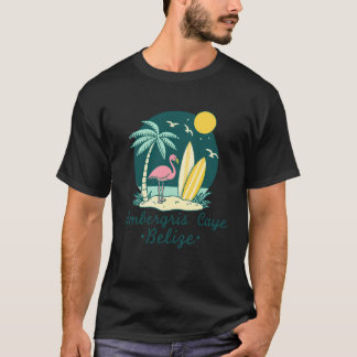 Ambergris Caye Belize Souvenir Belizeaanse Vakanti T-shirt