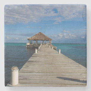 Ambergris Caye Belize Stenen Onderzetter