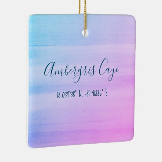 Ambergris Caye Ornament (Rechts)