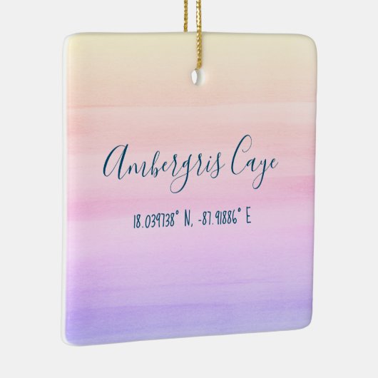 Ambergris Caye Ornament (Rechts)