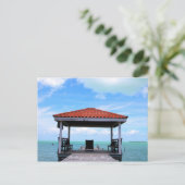 Ambergris Caye Secret Beach Briefkaart (Staand voorkant)