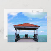 Ambergris Caye Secret Beach Briefkaart (Voorkant / Achterkant)