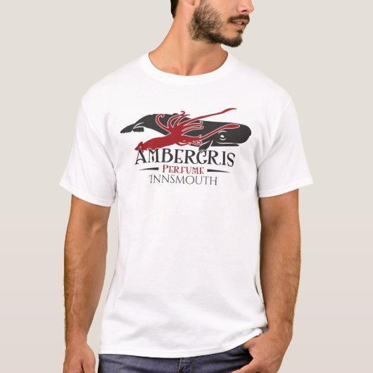 Ambergris sperma walvis parfum Innsmouth T-shirt (Voorkant)