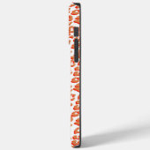 Amberkleurige en witte luipaardprint Case-Mate iPhone case (Achterkant / Links)