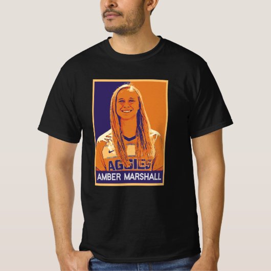 amberkleurige marshall film t-shirt (Voorkant)