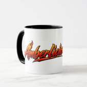 Amberlicious Fire Penguin Sunglasses Funny Mug Mok (Voorkant links)