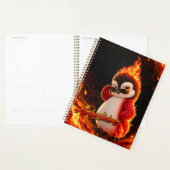 Amberlicious Fire Penguin Sunglasses Funny Planner (Display)