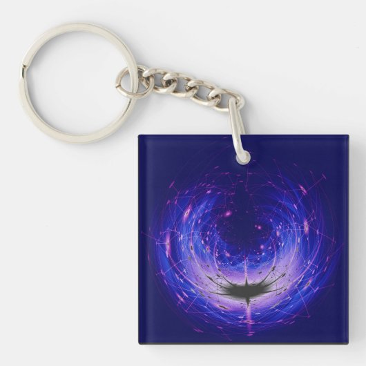 Amberlight Cold Blue Polar Flare Sleutelhanger (voorkant)