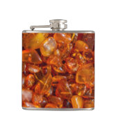 Amberpitten Heupfles (Voorkant)