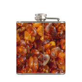 Amberpitten Heupfles (Achterkant)