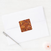 Amberpitten Vierkante Sticker (Envelop)