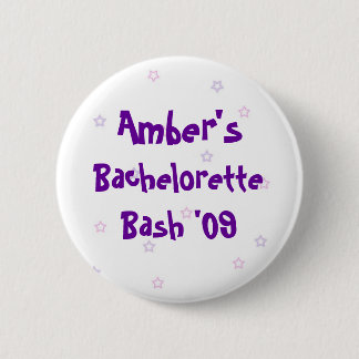 Amber's Bachelorette Bash Ronde Button 5,7 Cm