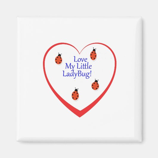 Ambers Lady Bug Magnet (Voorkant)