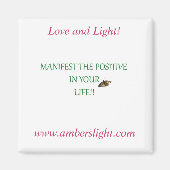 Ambers Love en Light Frig Magnet! Magneet (Voorkant)