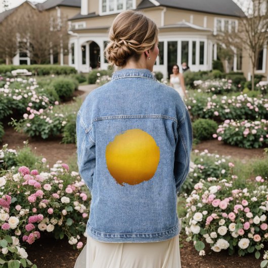 Amberwake Schemering Denim Jacket (Huwelijk Achterkant)