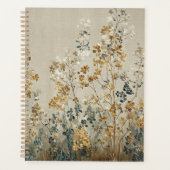 Amberweide bloemmotief planner (Voorkant)