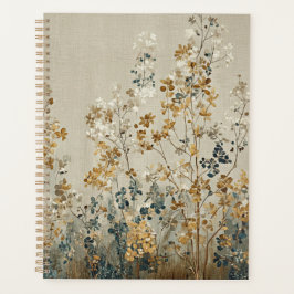 Amberweide bloemmotief planner