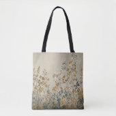 Amberweide bloemmotief tote bag (Voorkant)