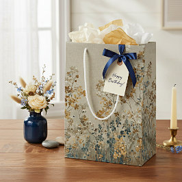 Amberweide bloemstuk medium cadeauzakje