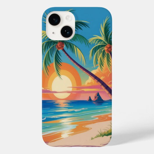 Ambiance Estivale Case-Mate iPhone Case (Achterkant)