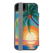 Ambiance Estivale Incipio iPhone Portemonnee Hoesje (Agenda Achterkant)