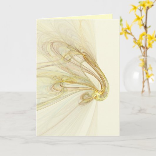 AMBIANCE VERJAARDAG KAART (Gele Bloem)