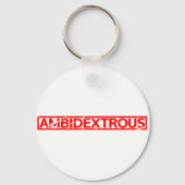 Ambidexterig stempel sleutelhanger (Voorkant)