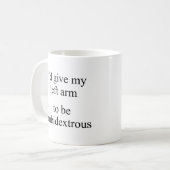 Ambidexterlijk. Koffiemok (Voorkant links)