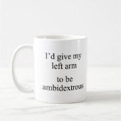 Ambidexterlijk. Koffiemok (Links)